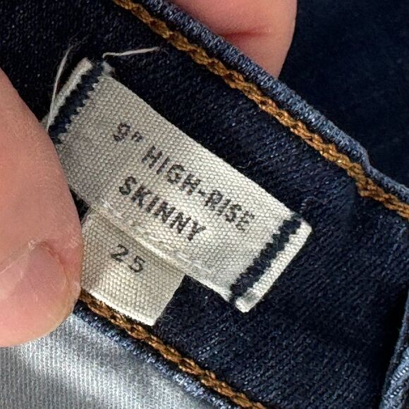 Madewell 9" High Rise Skinny Jeans Sz 25 - Picture 8 of 11